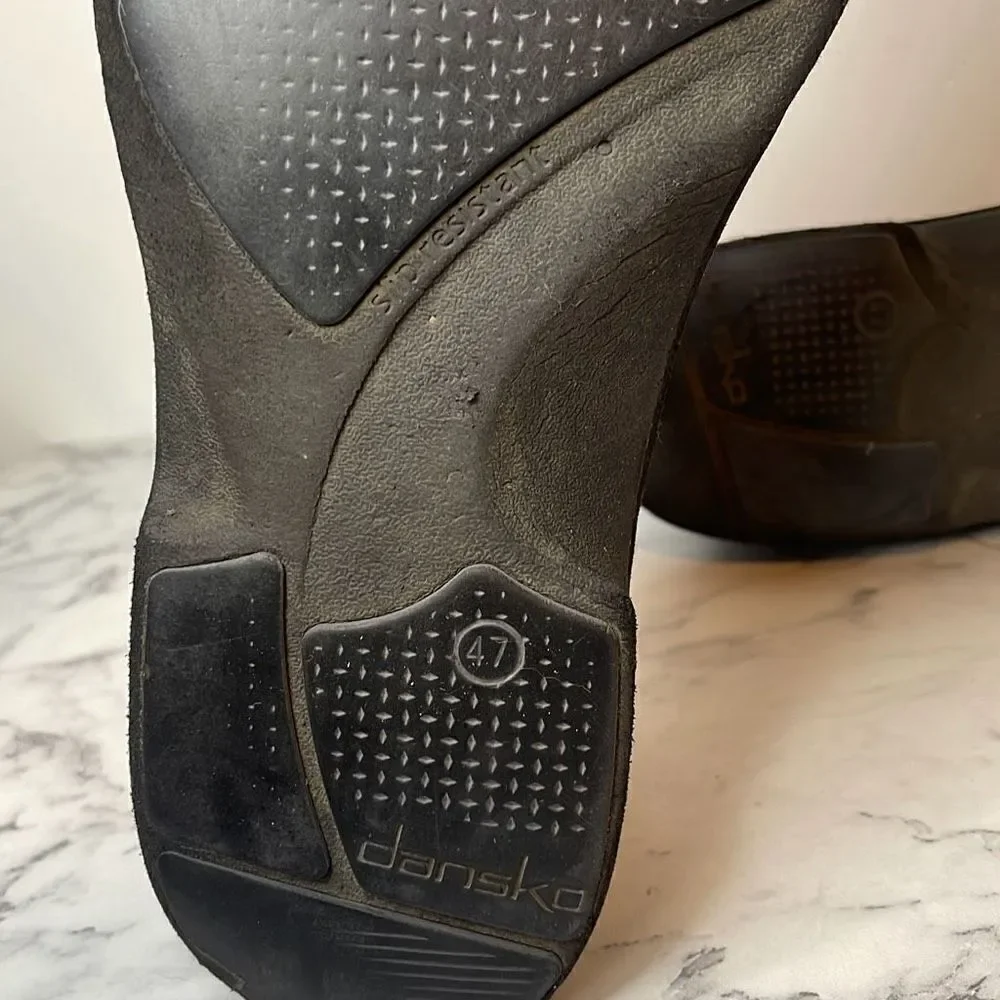 Dansko Jake Black Calf Chukka Shoe 47